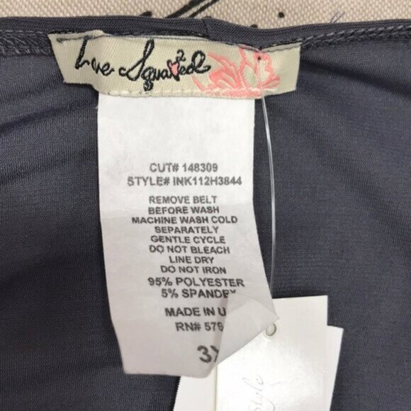 Love Squared Plus Size Faux-Wrap Maxi Dress - Picture 4 of 4